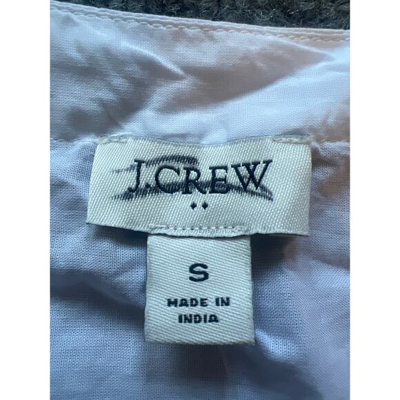 J.Crew Factory Beach Tunic – Seashell Eyelet Trim – White – Small – NWT – CA223 - Picture 4 of 8